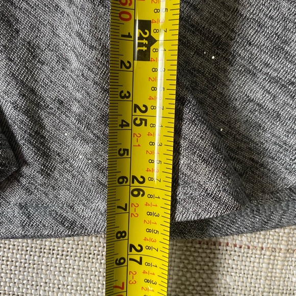 Nygard Grey Black Silver Glitter Holiday Festive Party Top- Sz-3X - Picture 16 of 16